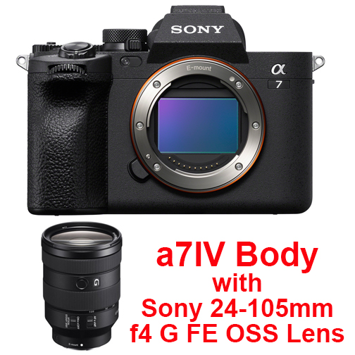 Alpha a7IV Camera Body with Sony 24-105mm f4 BONUS